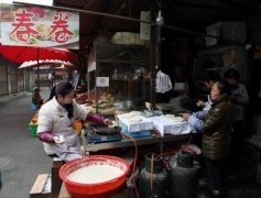 南京荠菜春卷培训学员费女士荠菜